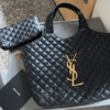Saint Laurent Icare Maxi Shopping Bag Black 13.8 Inches 698651Aaang1000