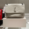 Saint Laurent Niki Bag Gray Quilted 11 Inches
