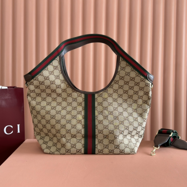 [Premium Quality] – Gucci Giglio Large Tote Bag Gg Canvas 16.5 Inches ‎853971 Faffp 2547