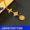 Louis Vuitton Monogram Flower Charm Bracelet Gold-Tone