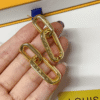3-467.png Louis Vuitton Lv Chain Link Drop Earrings Gold-Tone