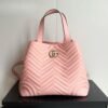 Gucci Betty Medium Tote Bag Pale Pink Matelasse 11 Inches 847387 Aafa1 6823
