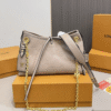 Louis Vuitton Carryall Tote Monogram Empreinte Beige 10.6 Inches