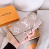 Louis Vuitton Sarah Wallet Tourterelle Gray Monogram 7.5 Inches M81049