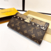 Louis Vuitton Trunk Long Wallet Monogram Brown 7.5 Inches