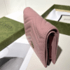 Gucci Gg Marmont Small Wallet Pastel Pink 4.5 Inches 466492 Dtd1T 5909