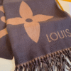 Louis Vuitton Monogram Shine Scarf Brown/Beige 74.8 Inches
