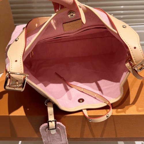 Louis Vuitton Carryall Denim Pink Monogram 11.4 Inches