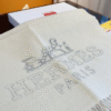 3-533.png Hermès Paris Logo Scarf Cream/White 74.8 Inches