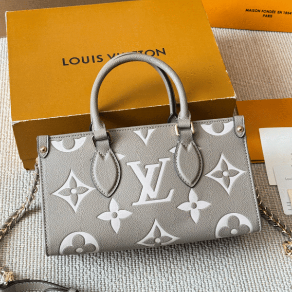 Louis Vuitton Onthego PM Taupe Monogram 9.4 Inches