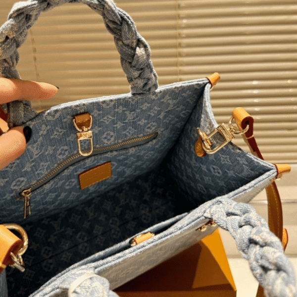 Louis Vuitton Onthego PM Denim Monogram 11.8 Inches M24897