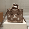 Louis Vuitton Onthego Mini Taupe Monogram 7.1 Inches