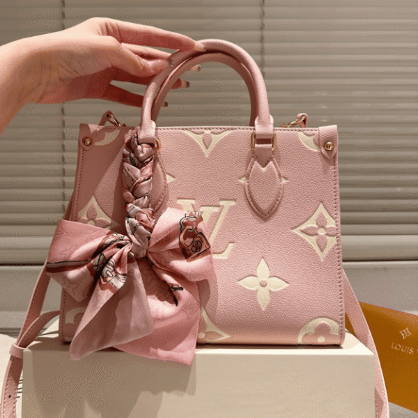 Louis Vuitton Onthego Small Blossom Pink Monogram 9.8 Inches