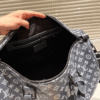 3-558 Louis Vuitton Keepall 40 Monogram Eclipse Dark Navy 15.7 Inches