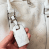 Louis Vuitton Keepall 40 Monogram Empreinte White 15.7 Inches M30885