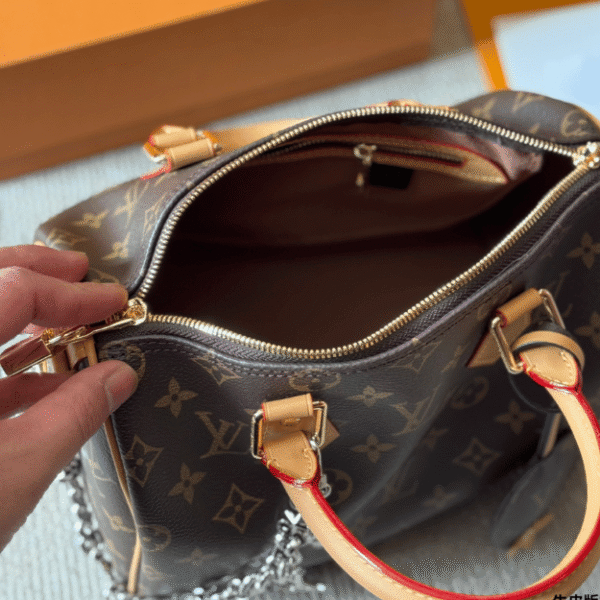 Louis Vuitton Speedy Bandouilière 35 Monogram Brown 13.8 Inches