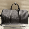 Louis Vuitton Keepall 50 Black 19.7 Inches