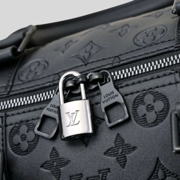 Louis Vuitton Keepall Bandoulière 50 Monogram Shadow 19.7 Inches LV M44810