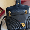 Gucci Gg Marmont Medium Matelassé Shoulder Bag Black 10.2 Inches
