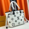 Louis Vuitton Neverfull MM Begie And Black 12.2 Inches M46039