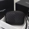 3-93 Saint Laurent Lou Camera Bag In Quilted Black Gold Leather 9 Inches 612544Dv7071000