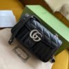 Gucci GG Marmont Mini Shoulder Bag Black 22Cm 446744 UM8AN 1000