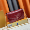 316-1 Louis Vuitton Pochette Félicie Monogram Vernis Amarante 8.3 Inches M61276