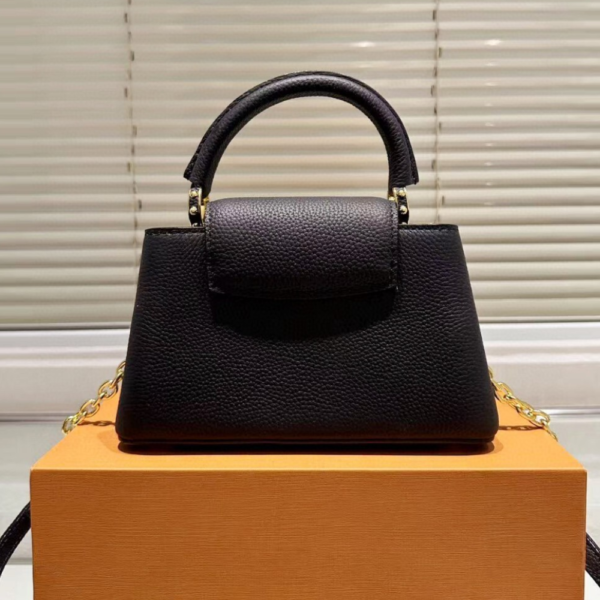 Louis Vuitton Capucines Nano Bag Black 8.7 Inches