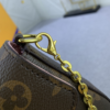 Louis Vuitton Pochette Félicie Monogram Rose Ballerine 8.3 Inches M61276