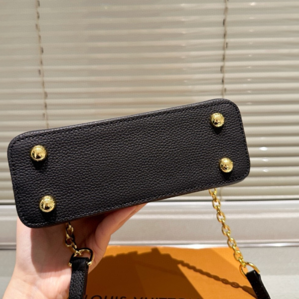 Louis Vuitton Capucines Nano Bag Black 8.7 Inches