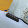 Louis Vuitton Pochette Félicie Monogram Rose Ballerine 8.3 Inches M61276