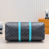 Louis Vuitton Keepall Bandoulière 45 Gray 17.7 Inches M11481