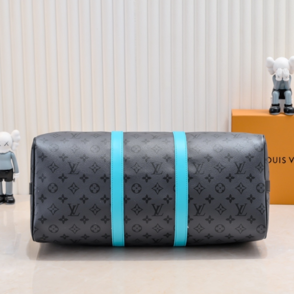 Louis Vuitton Keepall Bandoulière 45 Gray 17.7 Inches M11481