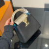 Louis Vuitton Capucines Mini Handle Black 8.3 Inches
