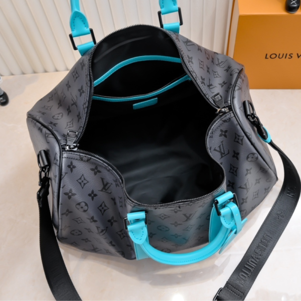 Louis Vuitton Keepall Bandoulière 45 Gray 17.7 Inches M11481