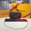 Louis Vuitton Pochette Félicie Monogram Bordeaux 8.3 Inches M81896