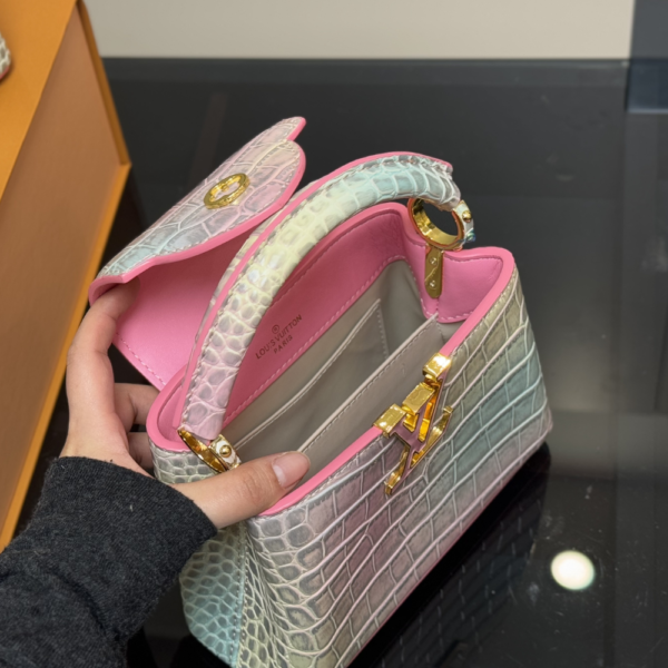 Louis Vuitton Capucines Mini Pastel Gradient 8.3 Inches