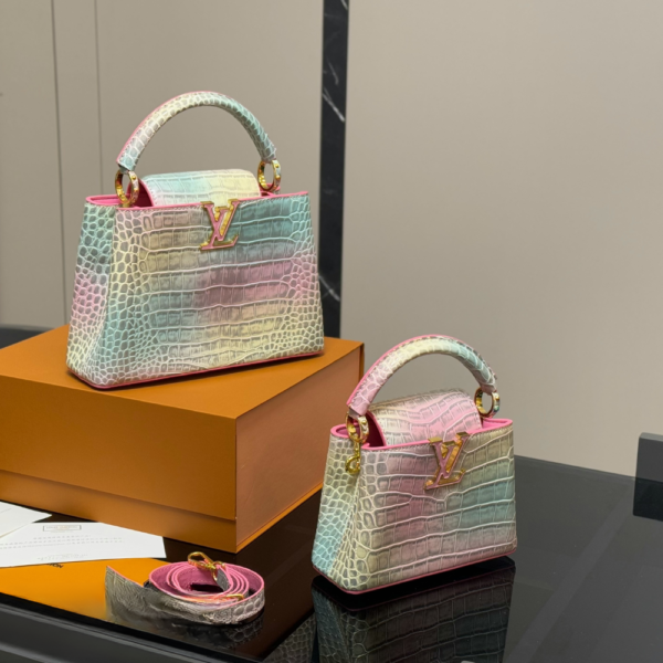 Louis Vuitton Capucines Mini Pastel Gradient 8.3 Inches