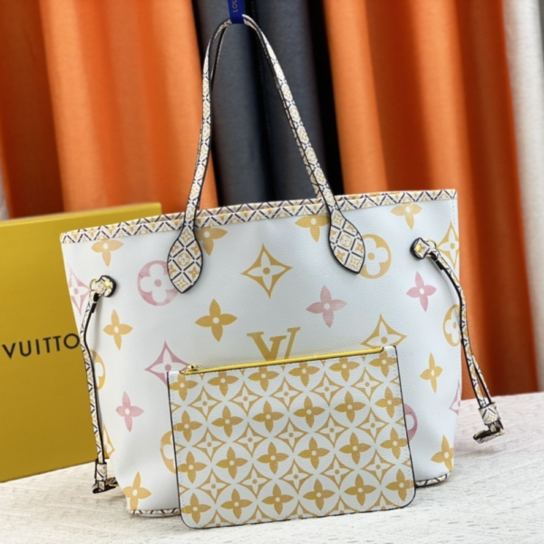 Louis Vuitton Monogram Giant Neverfull MM Beige 12.2 Inches M44571