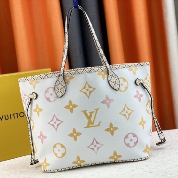 Louis Vuitton Monogram Giant Neverfull MM Beige 12.2 Inches M44571