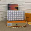 Louis Vuitton Pochette Félicie Damier Azur Fuchsia 8.3 Inches N64616