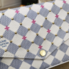 Louis Vuitton Pochette Félicie Damier Azur Fuchsia 8.3 Inches N64616