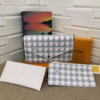 Louis Vuitton Pochette Félicie Damier Azur Fuchsia 8.3 Inches N64616