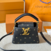 Louis Vuitton Capucines Mini Monogram Starry Night Black 7.9 Inches