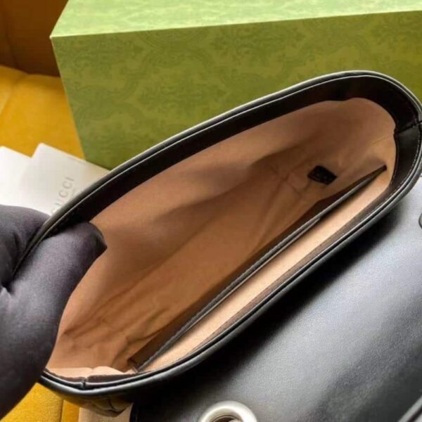 Gucci GG Marmont Mini Shoulder Bag Black 22Cm 446744 UM8AN 1000