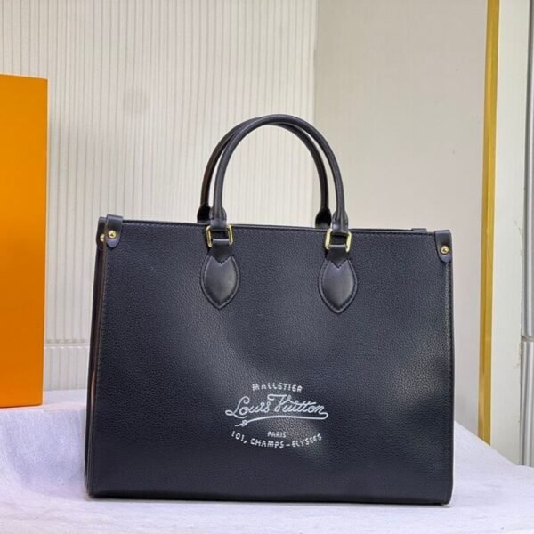 Louis Vuitton Onthego MM Black 13.8 Inches M24834