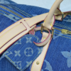 Louis Vuitton Keepall Bandouliere Denim Blue 17.7 Inches M24315