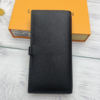 Louis Vuitton Vertical Wallet Taurillon Black 7.5 Inches M81499