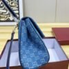 Gucci Paparazzo Medium Top Handle Bag Blue Denim 12.6 Inches