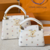 Louis Vuitton Capucines Mini Multicolor Monogram White 7.9 Inches